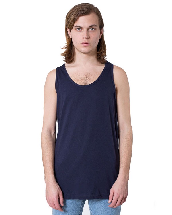 American Apparel 2408 Mens Unisex Fine Jersey Tank