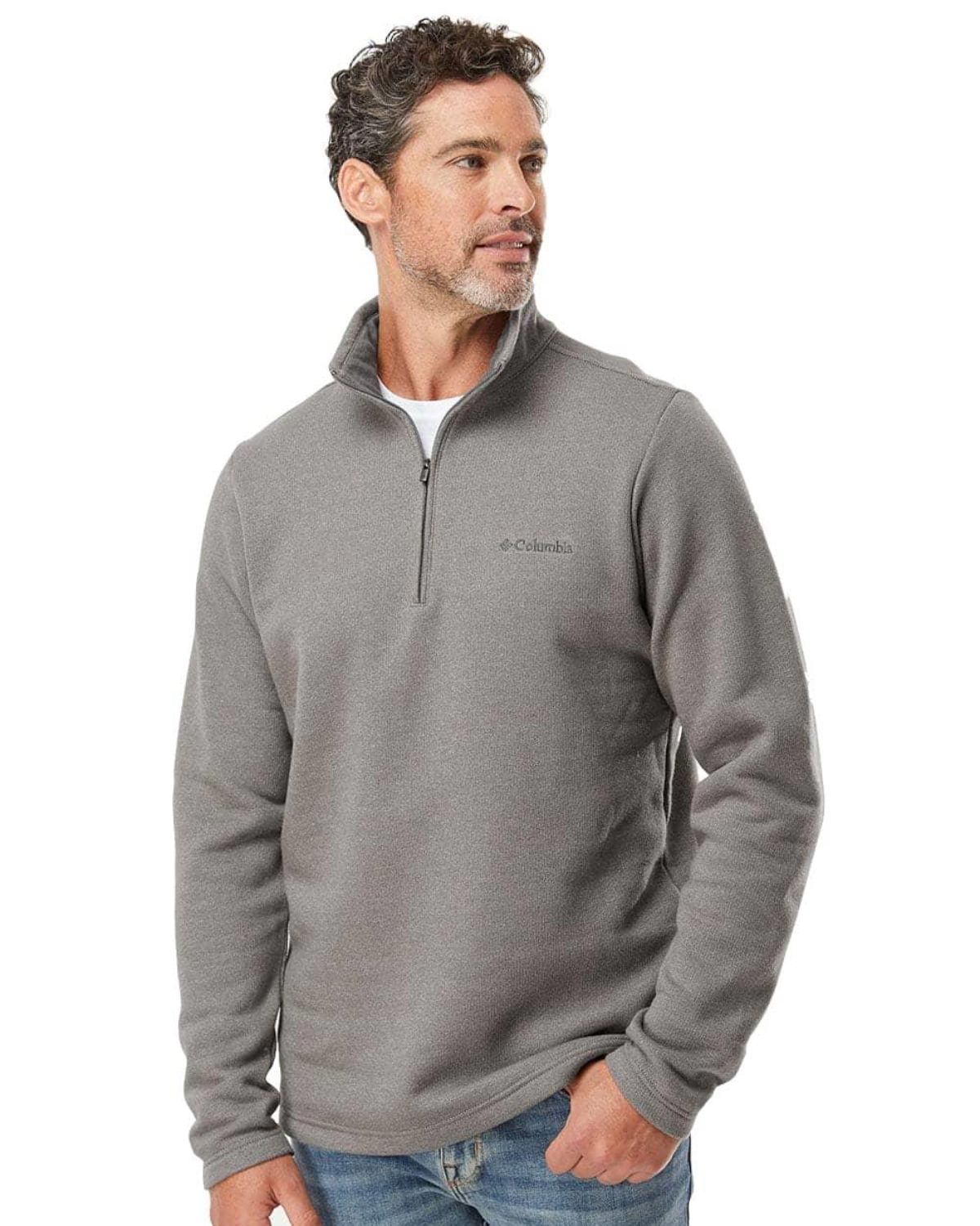 columbia fleece half zip pullover